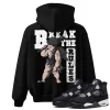 TeeVivo Hoodie Match Air Jordan 4 Retro White Thunder Break the rules – Air Jordan 4 Hoodie, AJ4 Hoodie