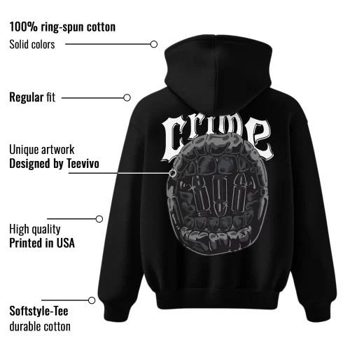 TeeVivo Hoodie Match Air Jordan 4 Retro White Thunder Crime – Air Jordan 4 Hoodie, AJ4 Hoodie