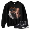 TeeVivo Sweatshirt Match Air Jordan 4 Retro White Thunder Gambling – Air Jordan 4 Sweatshirt, AJ4 Sweatshirt