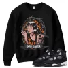 TeeVivo Sweatshirt Match Air Jordan 4 Retro White Thunder God Daaamn – Air Jordan 4 Sweatshirt, AJ4 Sweatshirt