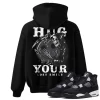 TeeVivo Hoodie Match Air Jordan 4 Retro White Thunder Hug your lost smile – Air Jordan 4 Hoodie, AJ4 Hoodie