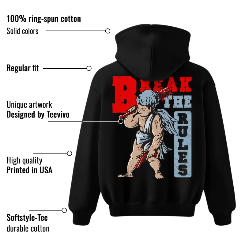 TeeVivo Hoodie Match Air Jordan 5 Retro OG Black Metallic Reimagined Break the rules – Air Jordan 5 Hoodie, AJ5 Hoodie