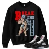 TeeVivo Sweatshirt Match Air Jordan 5 Retro OG Black Metallic Reimagined Break the rules – Air Jordan 5 Sweatshirt, AJ5 Sweatshirt