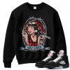 TeeVivo Sweatshirt Match Air Jordan 5 Retro OG Black Metallic Reimagined God Daaamn – Air Jordan 5 Sweatshirt, AJ5 Sweatshirt