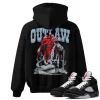 TeeVivo Hoodie Match Air Jordan 5 Retro OG Black Metallic Reimagined Outlaw – Air Jordan 5 Hoodie, AJ5 Hoodie