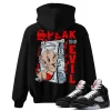 TeeVivo Hoodie Match Air Jordan 5 Retro OG Black Metallic Reimagined Speak no evil – Air Jordan 5 Hoodie, AJ5 Hoodie