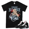 TeeVivo T-Shirt Match Air Jordan 5 Retro OG Black Metallic Reimagined Trust no one – Air Jordan 5 Shirt, AJ5 Shirt