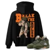 TeeVivo Hoodie Match Air Jordan 5 Retro Olive Break the rules – Air Jordan 5 Hoodie, AJ5 Hoodie