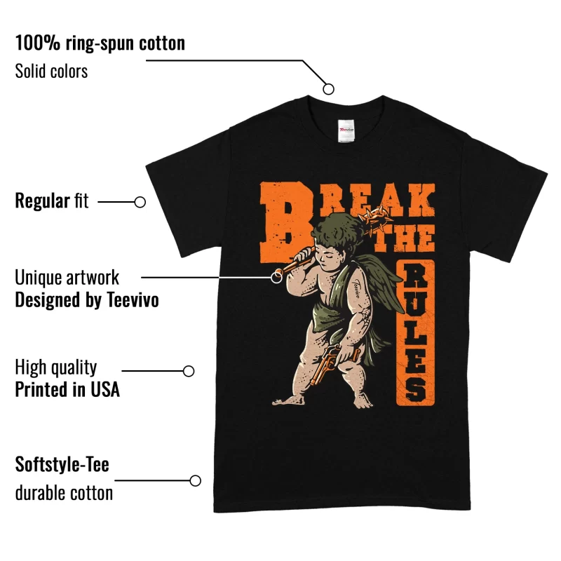 TeeVivo T-Shirt Match Air Jordan 5 Retro Olive Break the rules – Air Jordan 5 Shirt, AJ5 Shirt