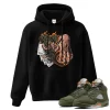 TeeVivo Hoodie Match Air Jordan 5 Retro Olive Gambling – Air Jordan 5 Hoodie, AJ5 Hoodie