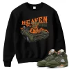 TeeVivo Sweatshirt Match Air Jordan 5 Retro Olive Heaven vibes – Air Jordan 5 Sweatshirt, AJ5 Sweatshirt