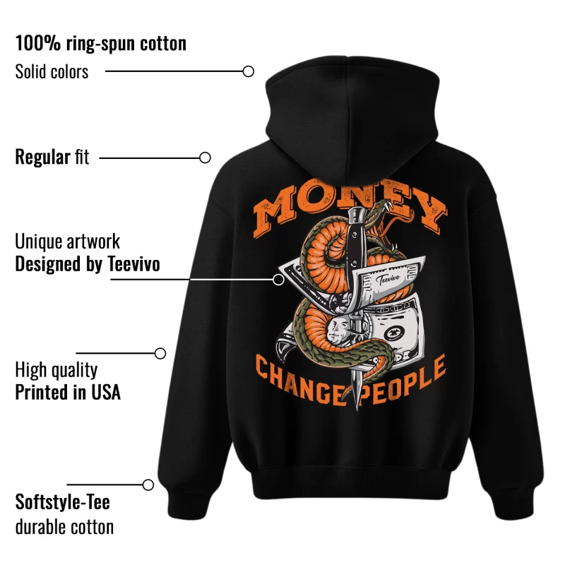 TeeVivo Hoodie Match Air Jordan 5 Retro Olive Money change people – Air Jordan 5 Hoodie, AJ5 Hoodie