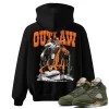 TeeVivo Hoodie Match Air Jordan 5 Retro Olive Outlaw – Air Jordan 5 Hoodie, AJ5 Hoodie
