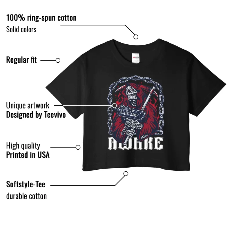TeeVivo Crop Top Match Air Jordan 6 Retro Olympic Awake – Air Jordan 6 Crop Top, AJ6 Crop Top