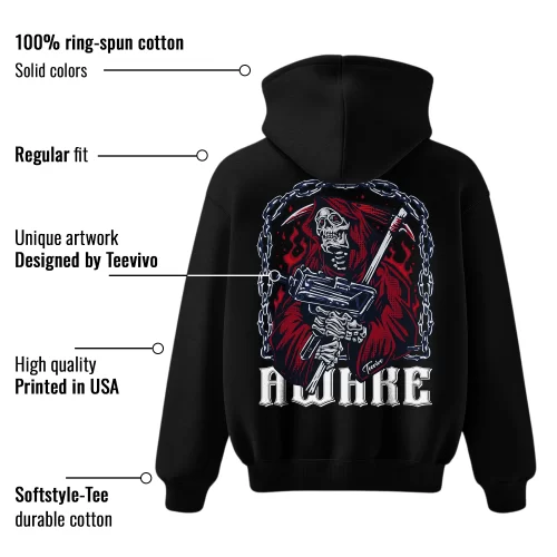 TeeVivo Hoodie Match Air Jordan 6 Retro Olympic Awake – Air Jordan 6 Hoodie, AJ6 Hoodie
