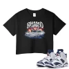 TeeVivo Crop Top Match Air Jordan 6 Retro Olympic Blessed – Air Jordan 6 Crop Top, AJ6 Crop Top
