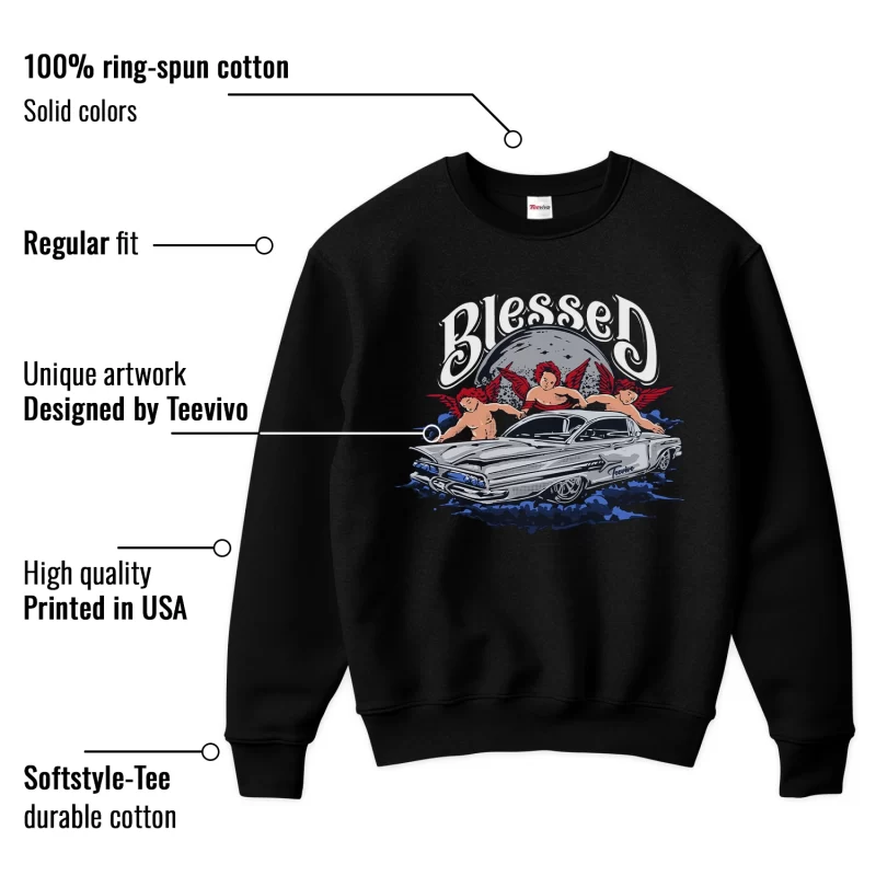 TeeVivo Sweatshirt Match Air Jordan 6 Retro Olympic Blessed – Air Jordan 6 Sweatshirt, AJ6 Sweatshirt