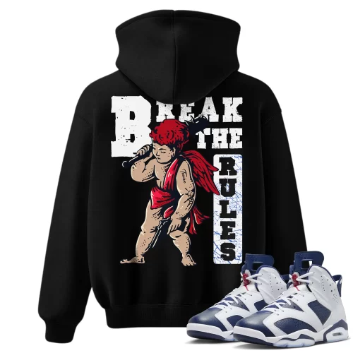 TeeVivo Hoodie Match Air Jordan 6 Retro Olympic Break the rules – Air Jordan 6 Hoodie, AJ6 Hoodie
