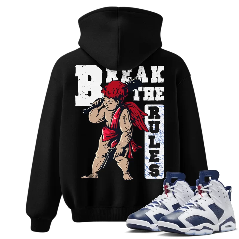 TeeVivo Hoodie Match Air Jordan 6 Retro Olympic Break the rules – Air Jordan 6 Hoodie, AJ6 Hoodie