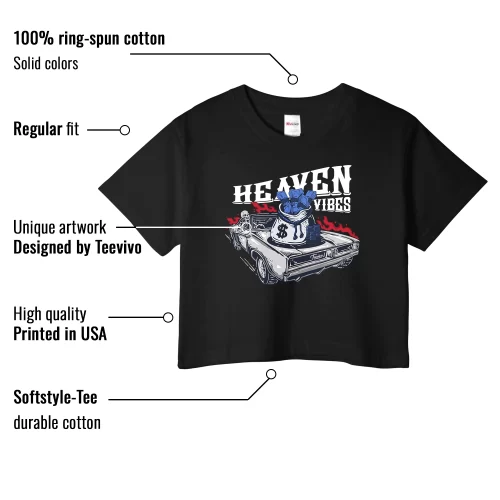 TeeVivo Crop Top Match Air Jordan 6 Retro Olympic Heaven vibes – Air Jordan 6 Crop Top, AJ6 Crop Top