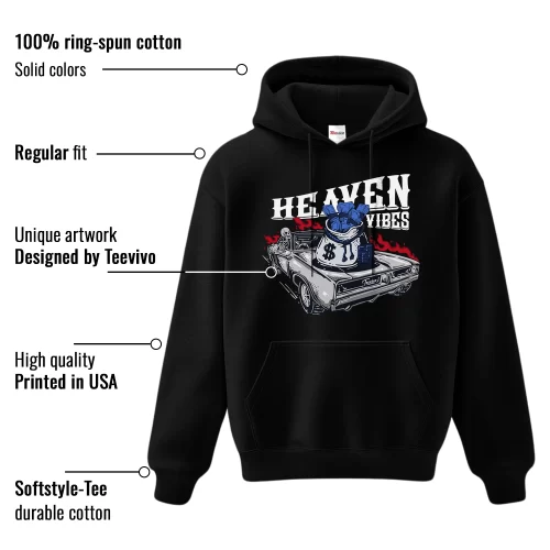 TeeVivo Hoodie Match Air Jordan 6 Retro Olympic Heaven vibes – Air Jordan 6 Hoodie, AJ6 Hoodie