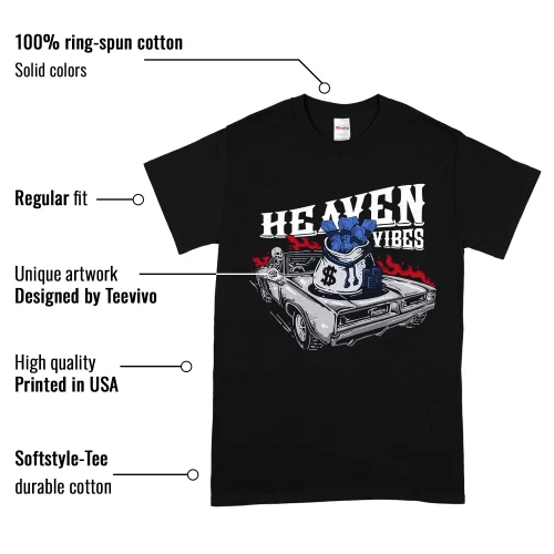 TeeVivo T-Shirt Match Air Jordan 6 Retro Olympic Heaven vibes – Air Jordan 6 Shirt, AJ6 Shirt