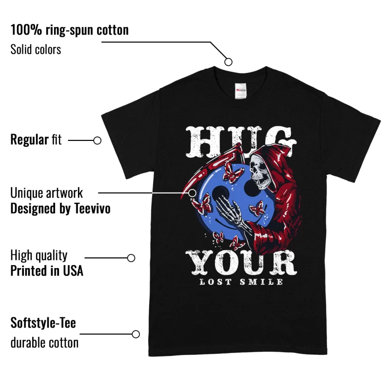 TeeVivo T-Shirt Match Air Jordan 6 Retro Olympic Hug your lost smile – Air Jordan 6 Shirt, AJ6 Shirt