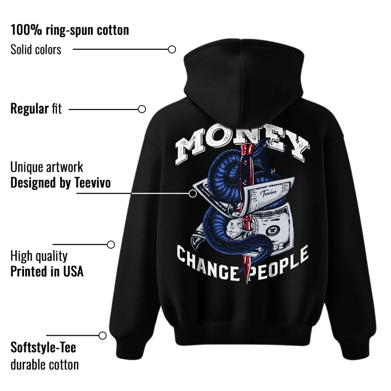TeeVivo Hoodie Match Air Jordan 6 Retro Olympic Money change people – Air Jordan 6 Hoodie, AJ6 Hoodie