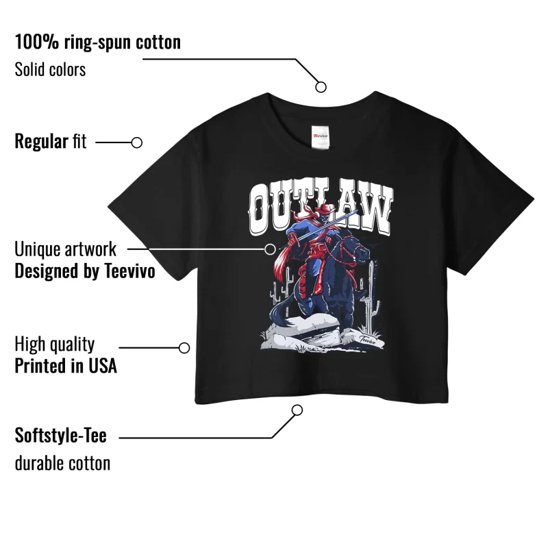 TeeVivo Crop Top Match Air Jordan 6 Retro Olympic Outlaw – Air Jordan 6 Crop Top, AJ6 Crop Top