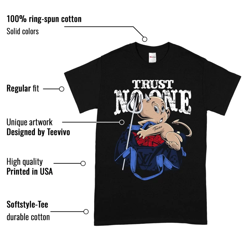 TeeVivo T-Shirt Match Air Jordan 6 Retro Olympic Trust no one – Air Jordan 6 Shirt, AJ6 Shirt