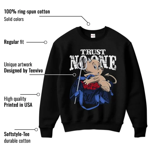 TeeVivo Sweatshirt Match Air Jordan 6 Retro Olympic Trust no one – Air Jordan 6 Sweatshirt, AJ6 Sweatshirt