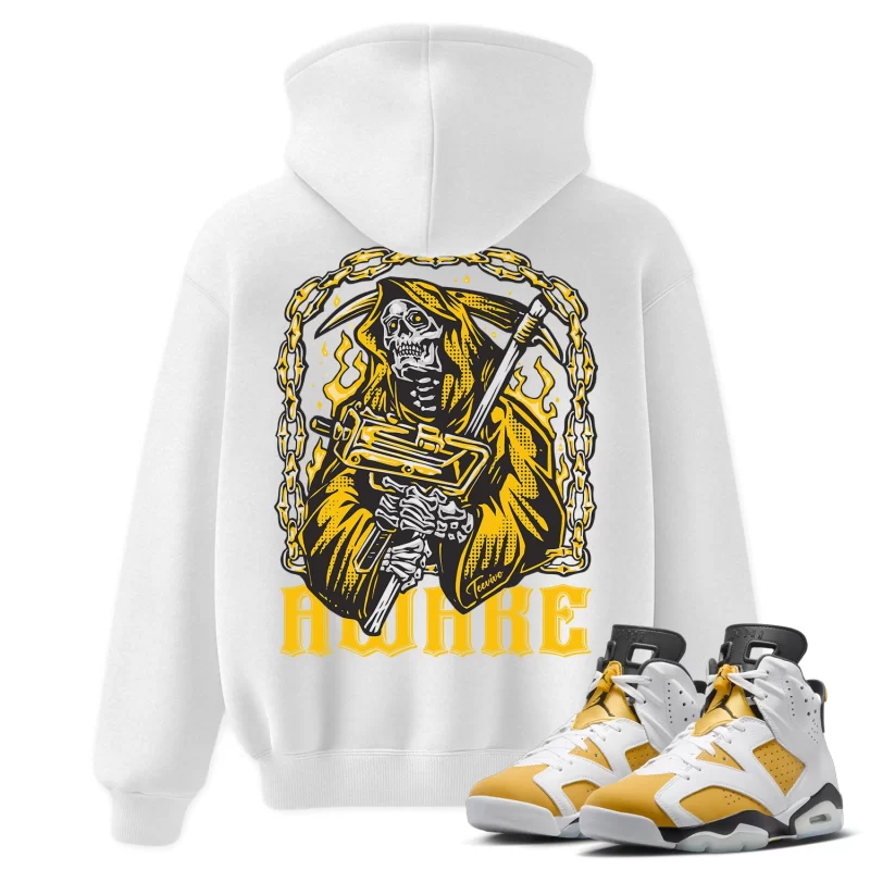 TeeVivo Hoodie Match Air Jordan 6 Retro Yellow Ochre Awake – Air Jordan 6 Hoodie, AJ6 Hoodie