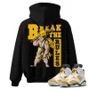 TeeVivo Hoodie Match Air Jordan 6 Retro Yellow Ochre Break the rules – Air Jordan 6 Hoodie, AJ6 Hoodie