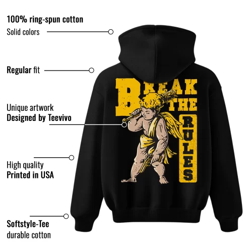 TeeVivo Hoodie Match Air Jordan 6 Retro Yellow Ochre Break the rules – Air Jordan 6 Hoodie, AJ6 Hoodie