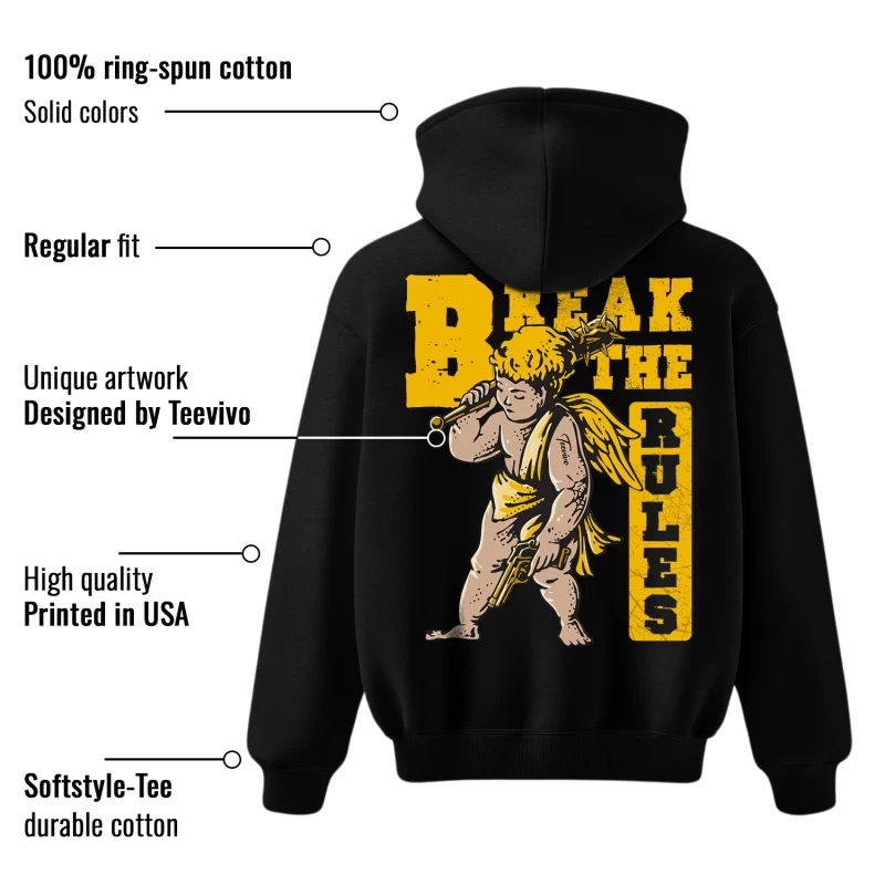 TeeVivo Hoodie Match Air Jordan 6 Retro Yellow Ochre Break the rules – Air Jordan 6 Hoodie, AJ6 Hoodie