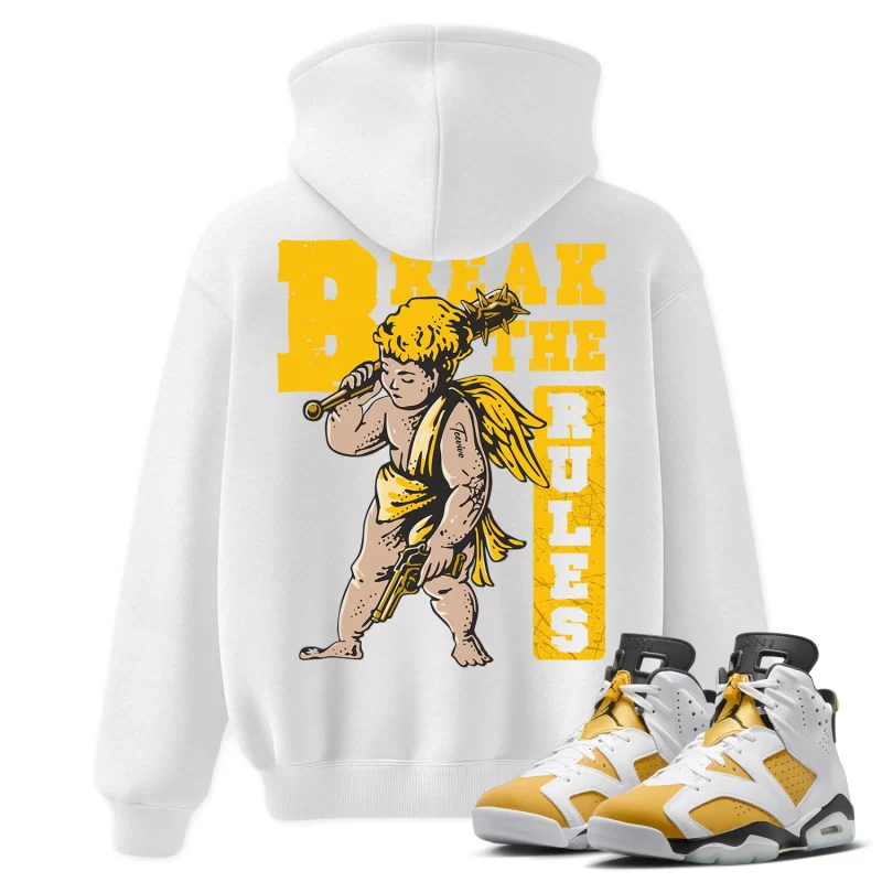 TeeVivo Hoodie Match Air Jordan 6 Retro Yellow Ochre Break the rules – Air Jordan 6 Hoodie, AJ6 Hoodie