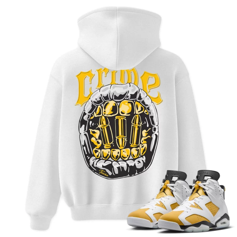 TeeVivo Hoodie Match Air Jordan 6 Retro Yellow Ochre Crime – Air Jordan 6 Hoodie, AJ6 Hoodie