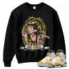 TeeVivo Sweatshirt Match Air Jordan 6 Retro Yellow Ochre God Daaamn – Air Jordan 6 Sweatshirt, AJ6 Sweatshirt
