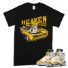 TeeVivo T-Shirt Match Air Jordan 6 Retro Yellow Ochre Heaven vibes – Air Jordan 6 Shirt, AJ6 Shirt