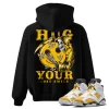 TeeVivo Hoodie Match Air Jordan 6 Retro Yellow Ochre Hug your lost smile – Air Jordan 6 Hoodie, AJ6 Hoodie
