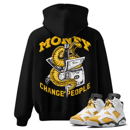 TeeVivo Hoodie Match Air Jordan 6 Retro Yellow Ochre Money change people – Air Jordan 6 Hoodie, AJ6 Hoodie
