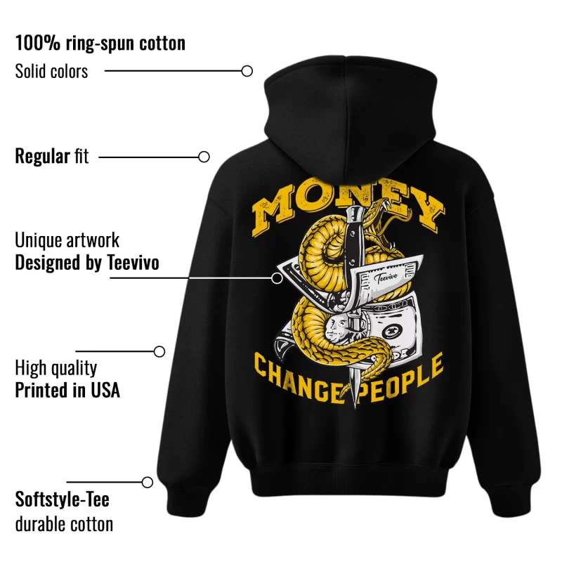 TeeVivo Hoodie Match Air Jordan 6 Retro Yellow Ochre Money change people – Air Jordan 6 Hoodie, AJ6 Hoodie