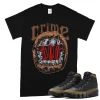 TeeVivo T-Shirt Match Air Jordan 9 Retro Olive Crime – Air Jordan 9 Shirt, AJ9 Shirt