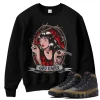 TeeVivo Sweatshirt Match Air Jordan 9 Retro Olive God Daaamn – Air Jordan 9 Sweatshirt, AJ9 Sweatshirt
