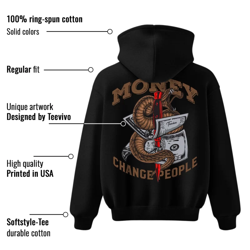 TeeVivo Hoodie Match Air Jordan 9 Retro Olive Money change people – Air Jordan 9 Hoodie, AJ9 Hoodie