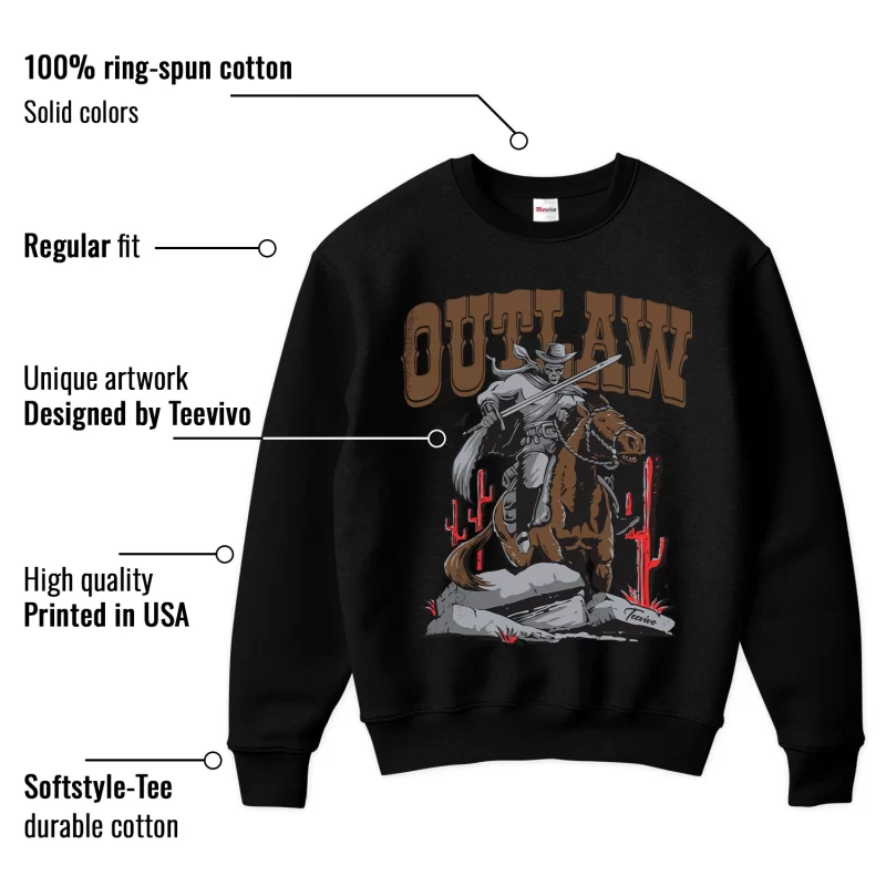 TeeVivo Sweatshirt Match Air Jordan 9 Retro Olive Outlaw – Air Jordan 9 Sweatshirt, AJ9 Sweatshirt