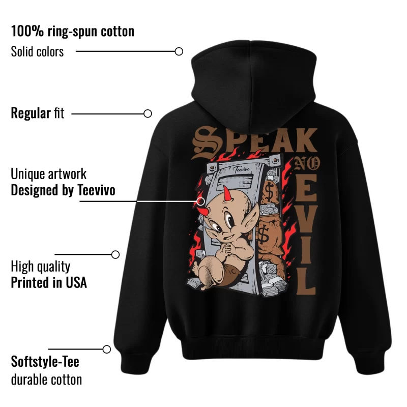 TeeVivo Hoodie Match Air Jordan 9 Retro Olive Speak no evil – Air Jordan 9 Hoodie, AJ9 Hoodie