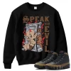 TeeVivo Sweatshirt Match Air Jordan 9 Retro Olive Speak no evil – Air Jordan 9 Sweatshirt, AJ9 Sweatshirt