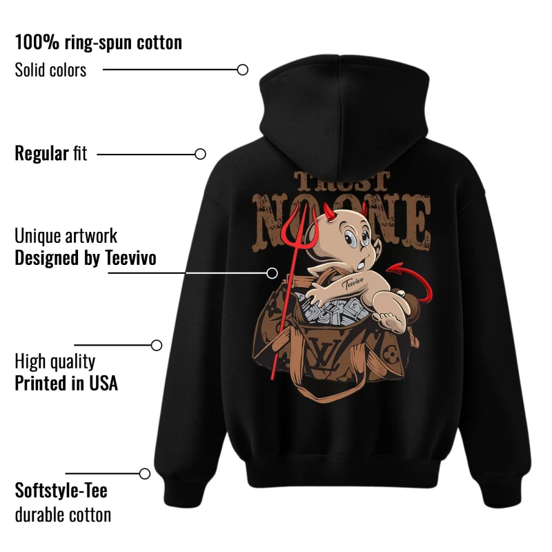 TeeVivo Hoodie Match Air Jordan 9 Retro Olive Trust no one – Air Jordan 9 Hoodie, AJ9 Hoodie