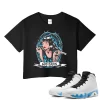 TeeVivo Crop Top Match Air Jordan 9 Retro Powder Blue God Daaamn – Air Jordan 9 Crop Top, AJ9 Crop Top